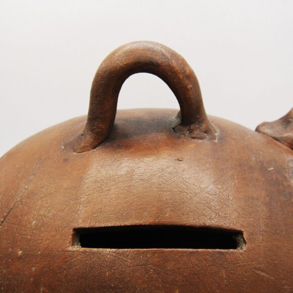 Vintage Mexican Pottery Piggy Bank - Picture 11 of 15